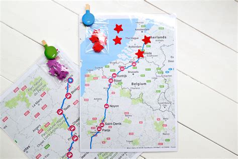 Diy Routekaart Voor Kinderen Voor Onderweg — Bij Boefmop