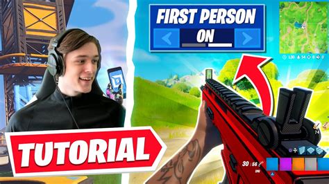 How To Get First Person In Fortnite Creative Tutorial Youtube