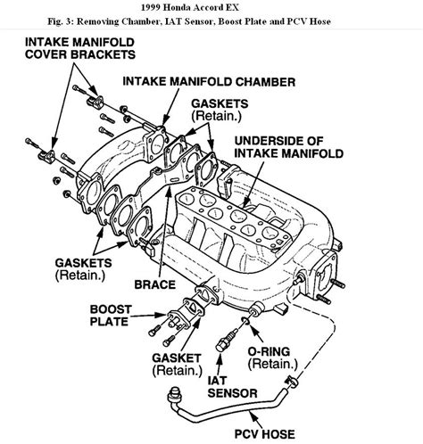 1999 Honda Accord Upper Intake Manifold Diagram Engine