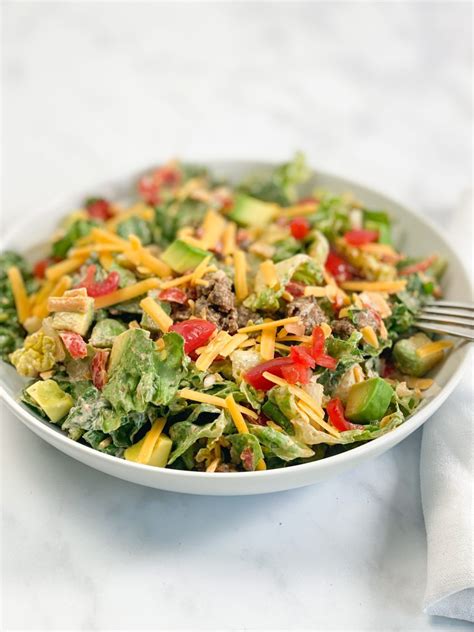 Mexikanischer- Salat - mit - Hackfleisch -7