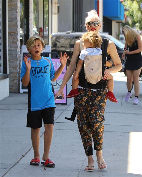 Photo Gwen Stefani et ses fils Apollo et Zuma à Los Angeles Le 28