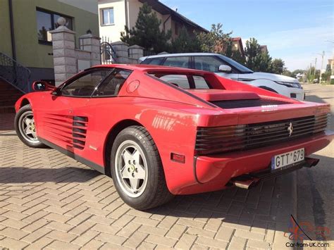 More information and pictures on the listing page for this '88 ferrari for sale! Ferrari Testarossa TR 1988 88 LHD, best price in UK, NO RESERVE AUCTION
