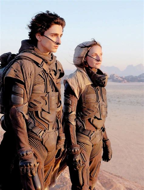 Timothee Chalamet And Rebecca Ferguson As Paul And Jessica Atreides In