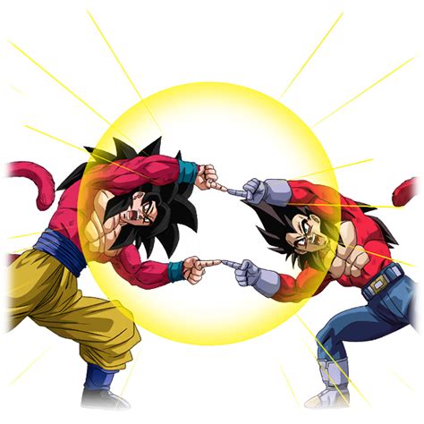Goku Vegeta Ssj4 Render Fighterz By Maxiuchiha22 On Deviantart