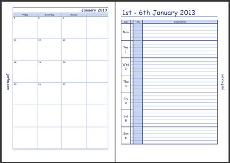 5 Best Images Of Printable Calendar With Time Slots Calendar Weekly