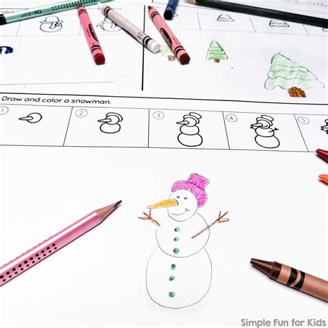 Winter Directed Drawings Differentiated Draw And Write Worksheets