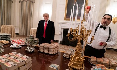 White House Really Served Clemson A Fast Food Feast On Silver Platters