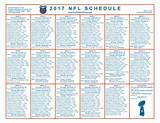 Nfl Schedule 2017 Grid Photos
