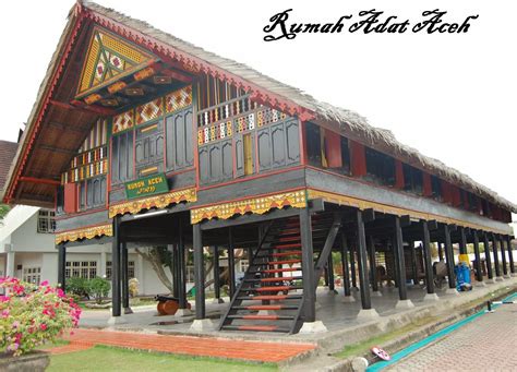 Gambar Rumah Adat Aceh Indonesian Culture Gambar Asalnya Di Rebanas