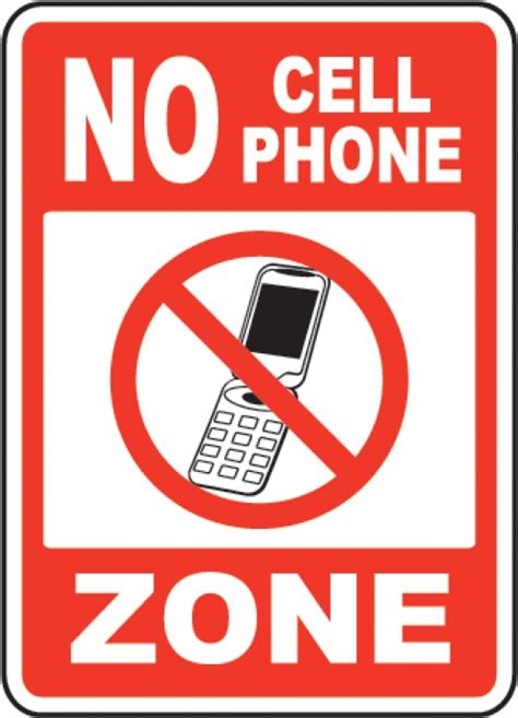 Best Practices For Business Safety Signs No Cell Phone Signs Buy