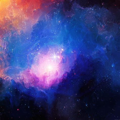 Gambar Gorgeous Galaxy Wallpapers Iphone Ipad Space Art Gambar Rainbow