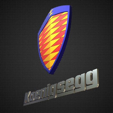 Download 3ds File Koenigsegg Logo • Model To 3d Print ・ Cults