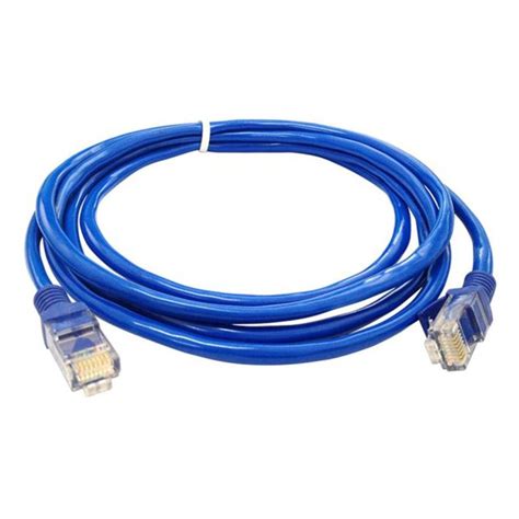Cable Internet De Red Adaptador Rj Ethernet Utp Lan Azul Digitalcrazy