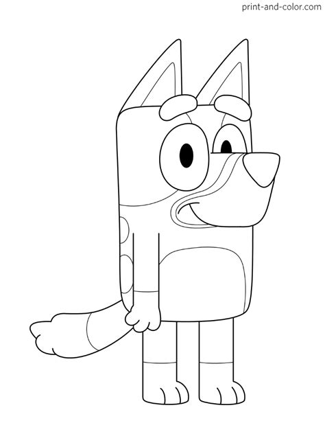 Printable Bluey Coloring Pages Customize And Print