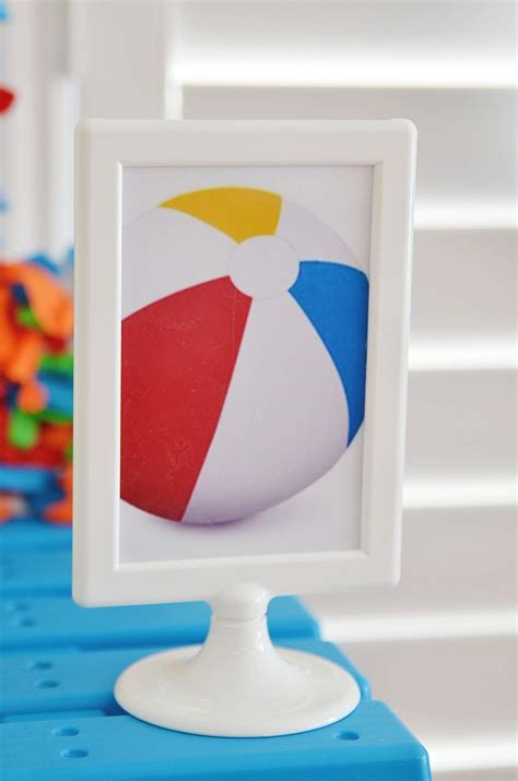 Beach Ball Birthday Party Ideas Photo 1 Of 45 Catch My Party