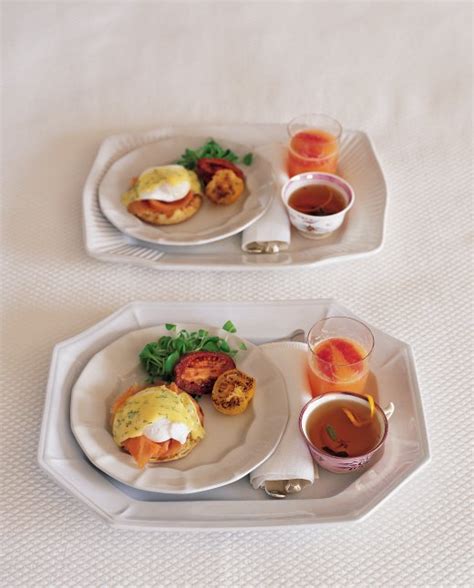 Poached Eggs And Smoked Salmon With Dill Bearnaise Recipe From Martha
