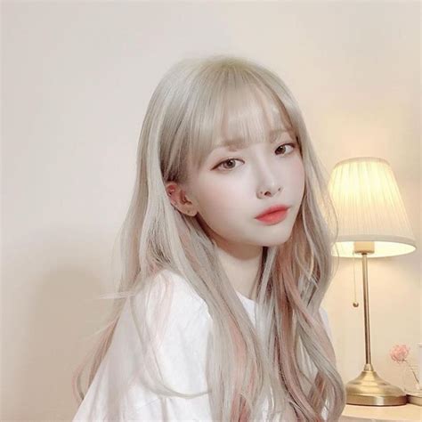 Pin By Degenerate On Kawaii Hairstyle Blonde Hair Korean