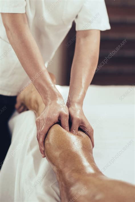 Leg Massage Stock Image F0247782 Science Photo Library