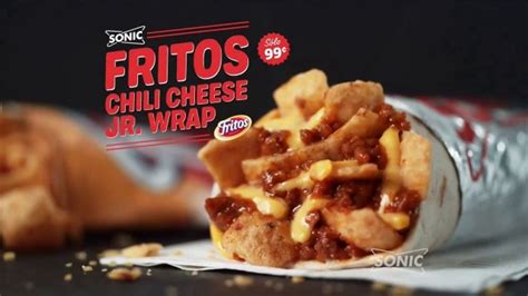 Sonic Drive In Fritos Chili Cheese Junior Wrap Tv Commercial Cerrar