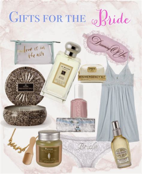 Most of the time, you will know the bride and have some ideas in mind. Bridal Shower Gifts… Gifts for the Bride! - Petite Haus