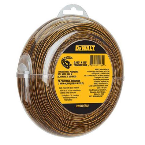 When the gas is gone, the trimming is done. DEWALT 0.080 in. x 225 ft. Replacement Line for Cordless ...