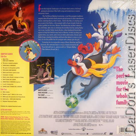 The Pebble And The Penguin Laserdisc Rare Laserdiscs Widescreen Editions