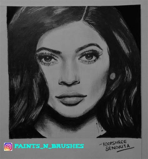 Kylie Jenner Sketch At Paintingvalley Com Explore Collection Of Kylie Jenner Sketch