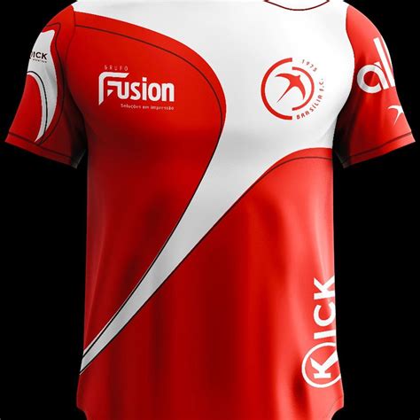 Novas camisas do Brasília FC Novo escudo MDF