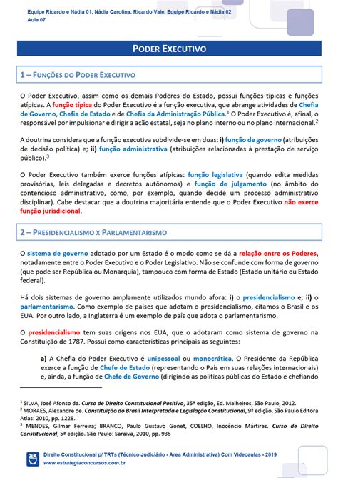 Função Atípica Do Poder Executivo