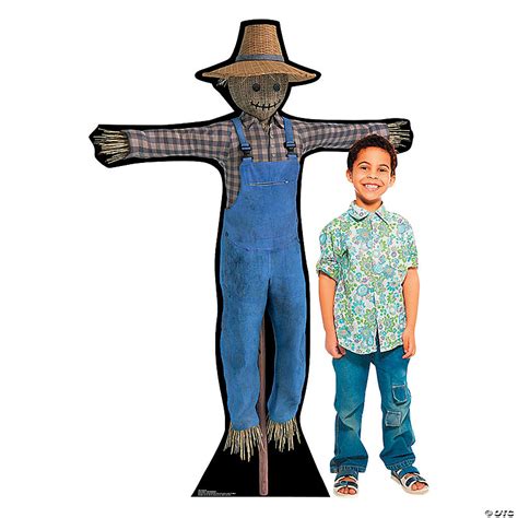 Scarecrow Lifesize Cardboard Stand Up Oriental Trading