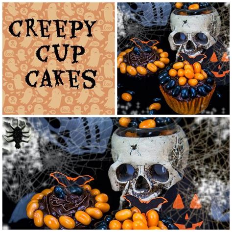 Creepy Halloween Cupcakes Claire Justine