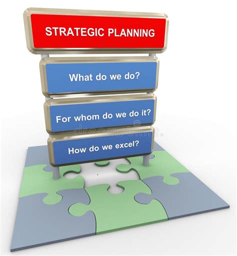 3d Strategic Planning Concept Stock Illustration Illustration Of Buzz