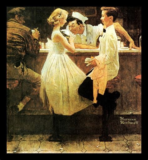 Norman Rockwell Print After The Prom Circa 1957 Etsy