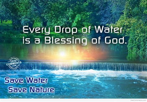 save water save nature - DesiComments.com