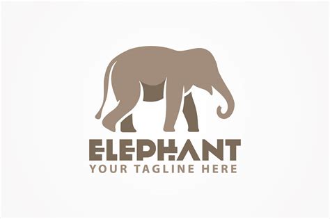Elephant Logo on Behance gambar png