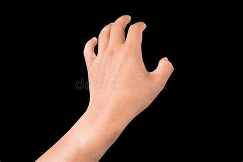 Left Back Hand Of A Man Trying To Reach Or Grab Something Fling Touch