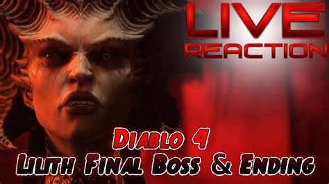 Diablo 4 Lilith Final Boss And Ending Youtube