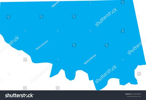 Map Of Sequoyah County In State Of Oklahoma Royalty Free Stock Vector
