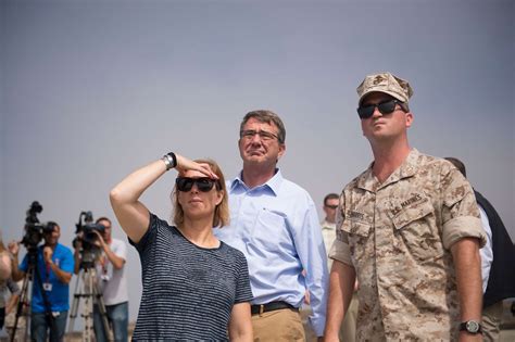 Secretary Of Defense Ash Carter And His Wife Stephanie Nara And Dvids