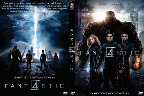 Fantastic Four Dvd Cover 2015 R0 Custom Art