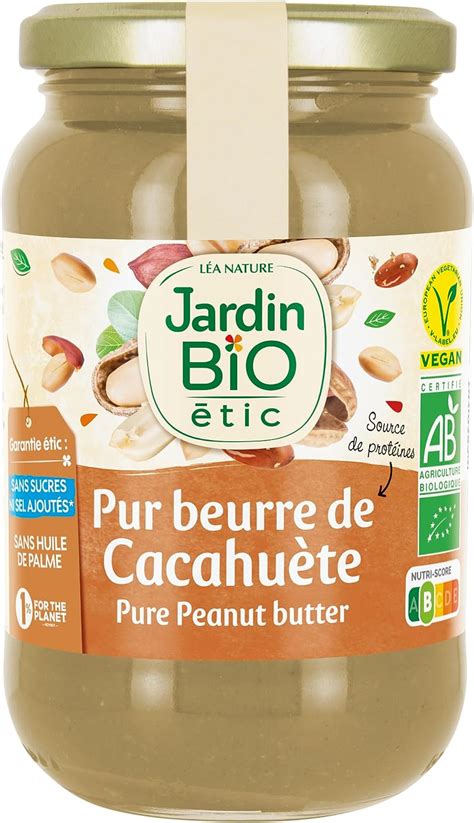Jardin Bio étic Pur Beurre De Cacahuète 350g Amazonfr Epicerie