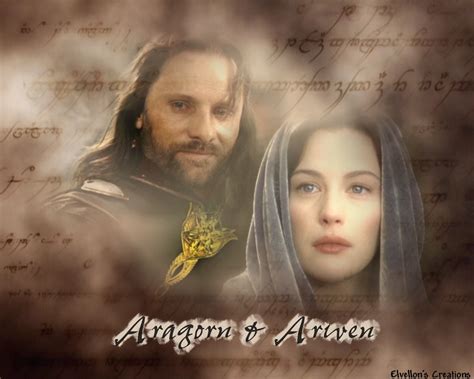 Arwen And Aragorn Aragorn And Arwen Wallpaper 7610413 Fanpop