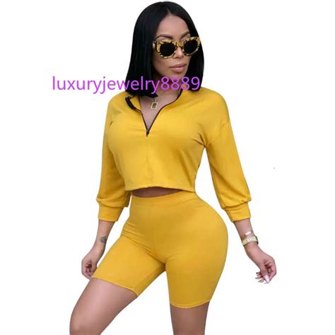 Hot Sale Womens Sexy Crop Top And Shorts Suit Women Set Comfortable