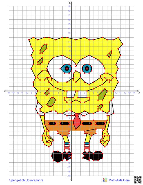 Four Quadrant Graphing Characters Worksheet