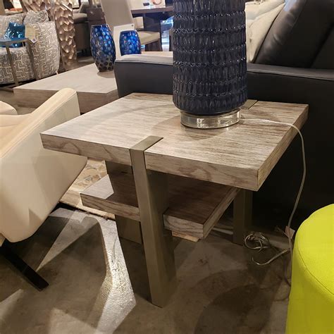 Slim pub tables can be tucked in anywhere for added convenience and style. JOHNSTON CASUALS Arcadia Cocktail & End Table | DōMA Home ...
