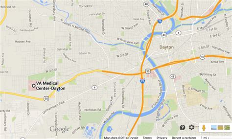 Dayton Va Medical Center Campus Map United States Map