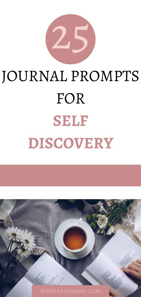 25 Journal Prompts For Self Discovery And Self Reflection Journal