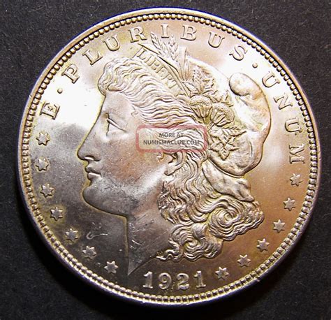1921 P Us Morgan Silver Dollar Brilliant Uncirculated