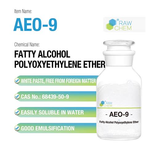 Aeo 9 Fatty Alcohol Polyoxyethylene Ether For Detergents China 68439