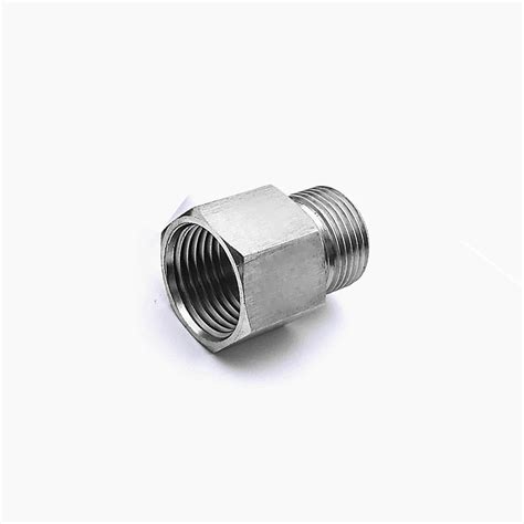 304 stainless steel 1 2 bsp female thread x 1 2 bsp male thread socket high pressure cnc pipe
